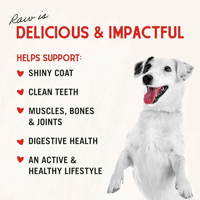 Stella & Chewy's Freeze Dried Raw Dinner Patties – Grain Free Dog Food, Protein Rich Duck Duck Goose Recipe – 5.5 oz Bag