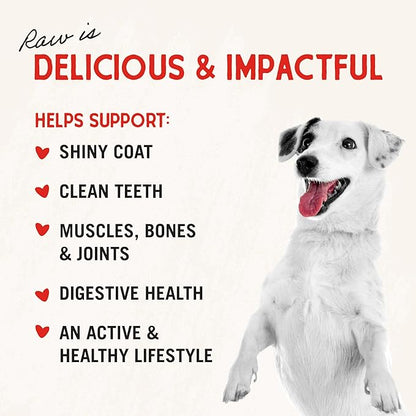Stella & Chewy's Freeze Dried Raw Dinner Patties – Grain Free Dog Food, Protein Rich Duck Duck Goose Recipe – 5.5 oz Bag