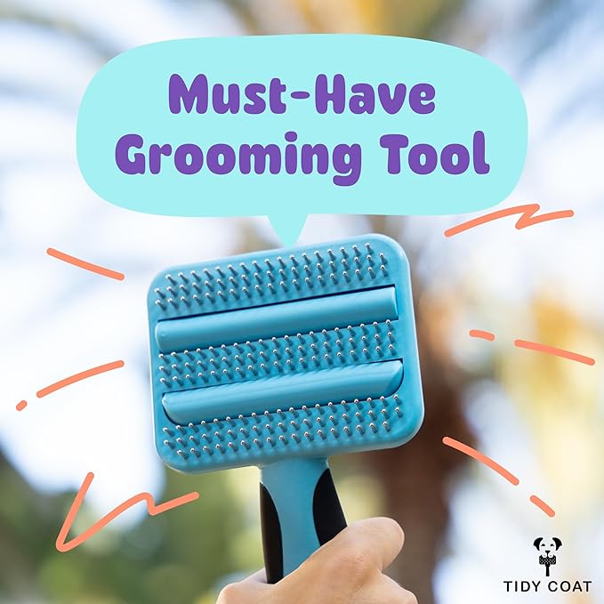 Tidy Coat™ Wet Wipe Dog Brush, Dog Grooming, Dog Accessories,