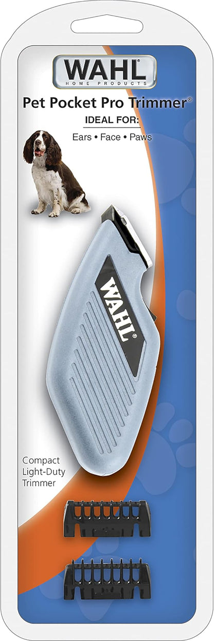 Wahl Pocket Pro Compact Trimmer for Touching Up Around Dogs and Cats Eyes, Ears, and Paws - Model 9961-900