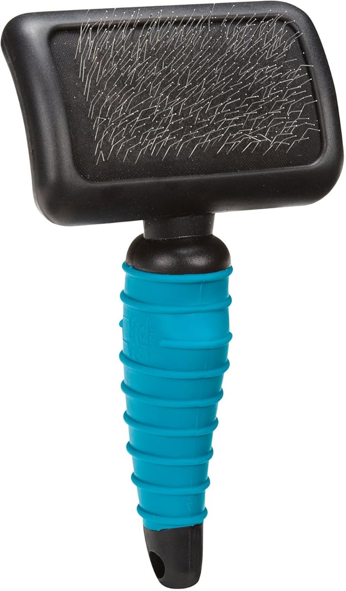 Master Grooming Tools Ergonomic Soft Slicker Brushes — Molded Brushes for Grooming Dogs - Medium, 4" x 2½"