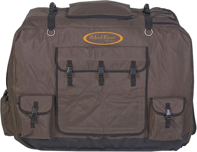 Mud River Dixie Kennel Cover, Brown, Medium