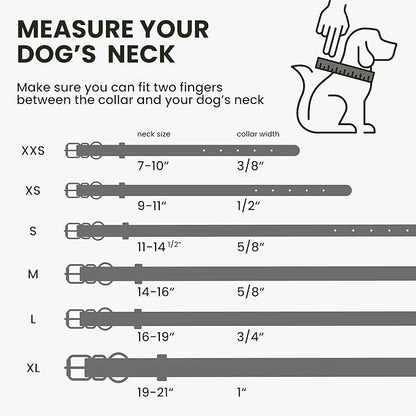 BRONZEDOG Rolled Leather Dog Collar with QR ID Tag Adjustable Soft Round Collars for Small Medium Large Dogs Puppy Cat (14" - 16" Neck Size, Violet)
