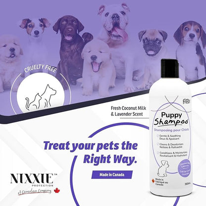 Puppy Shampoo by EnviroFresh, Deshedding Dog Shampoo, Puppy Shampoo for Puppies, Shampoo for Dogs, Natural Dog Shampoo