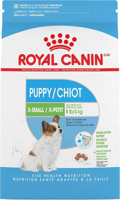 Royal Canin Size Health Nutrition X-Small Puppy Dry Dog Food, 14 lb bag