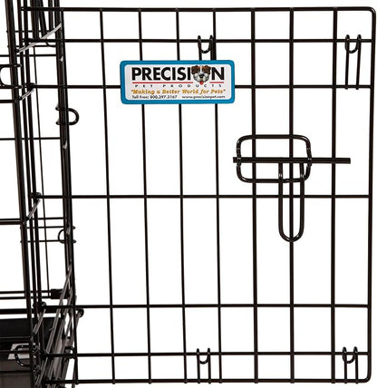 Precision Pet Products One Door Provalue Wire Dog Crate, 24 Inch, For Pets 15-30 lbs, With 5-Point Locking System