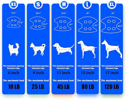 Guzekier Dog Grooming Hammock for Trim Nail, Dog Sling for Grooming, Dog Hammock Restraint Bag with Nail Clippers/Trimmer, Nail File, Pet Comb,Ear/Eye Care