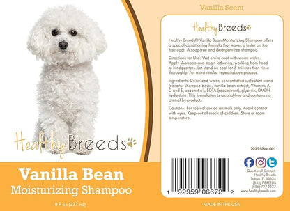 Healthy Breeds Bichon Frise Vanilla Bean Moisturizing Shampoo 8 oz