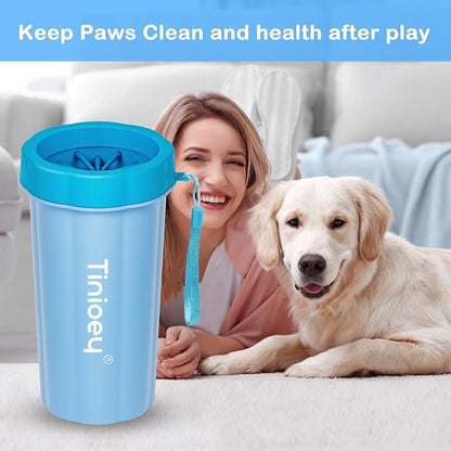 Dog Paw Cleaner for Large Dogs, Dog Paw Washer, Muddy Paw Cleaner, Pet Foot Cleaner, Dog Paw Protector Kit
