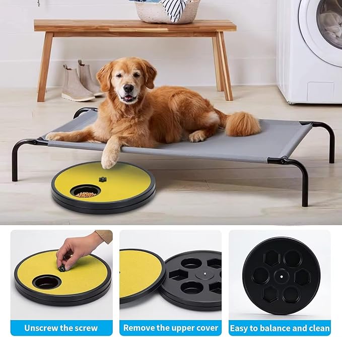 Scratch Board for Dogs – Nail File with Treat Dispenser – Stress Relief for Small and Medium Dogs – Dog Nail Scratcher Board for Pets