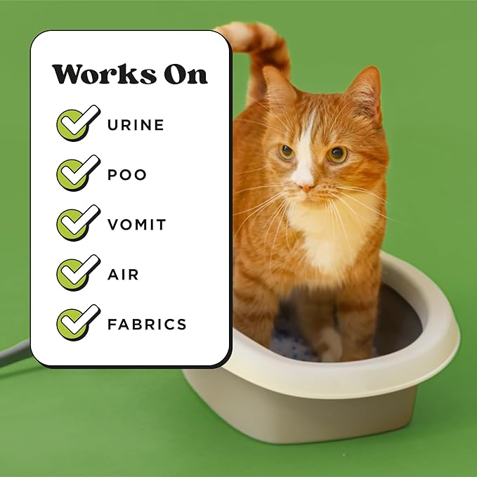 Pet-Pourri Pet Odor Air + Fabric Odor Eliminator Spray, Purrfectly Bamboo, 16 Fl Oz