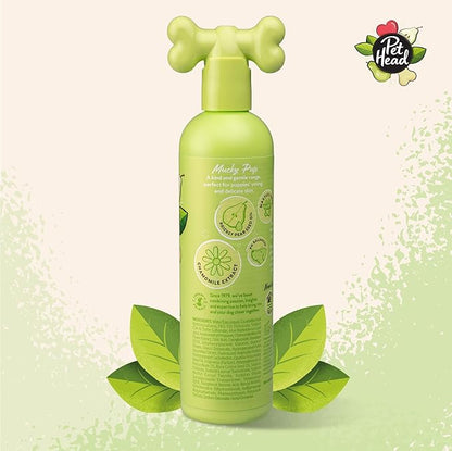 Mucky Pup Puppy Shampoo | Pear Scent | Shampoo for Puppies from 8 weeks | Professional Grooming | Vegan Dog Shampoo | Gentle Formula for Puppies | Made in USA | 16 fl. oz.