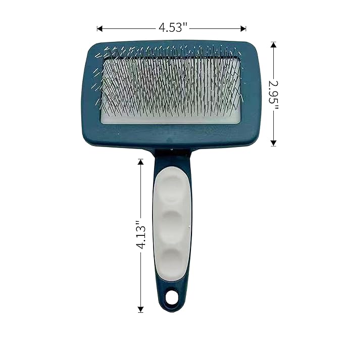YIRU Doodle Poodle Brush for Grooming,Large Slicker Dog Brush for Long/Curly Haired Dogs,Removing Loose Hair,Undercoat