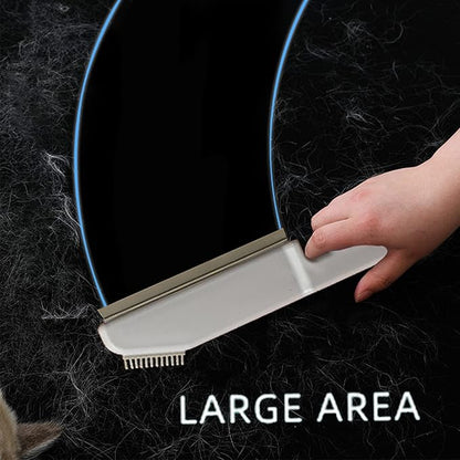 Pet Hair Removal Brush, Pet Hair Remover, 3 in 1 Mirror Cleaning Brush with Scratch Free Rubber Bristles and Handle, Ideal for Cars, Seats, Sofa, Carpets, yard, Removes Hair from Surfaces