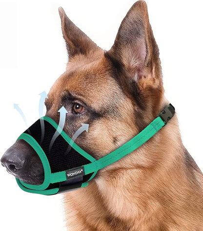 Muzzle for Small Dog, Dog Muzzle for Small Dogs, Small Dog Muzzle, Small Dog Muzzles for Biting Barking Chewing, Soft Muzzle for Small Dogs, Muzzles for Small Dog Puppy S Green