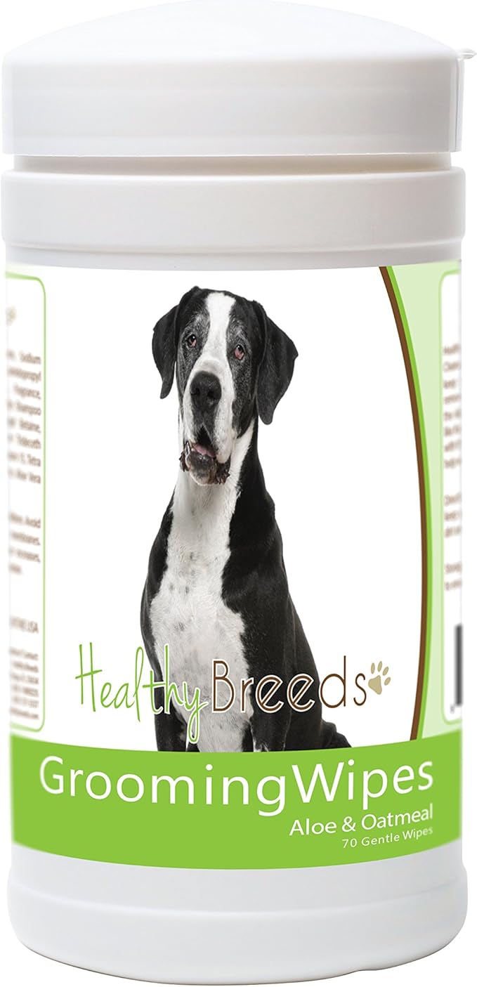 Healthy Breeds Great Dane Grooming Wipes 70 Count