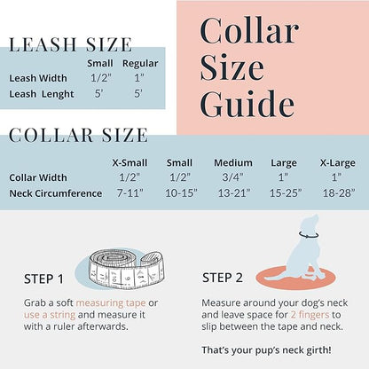 Lucky Love Dog Collars, Comfortable, Soft, Cute Female Dog Collar for Small Medium Large Dogs, SOCO, XS