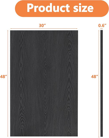 Piskyet Dog Crate Topper Wood Countertop for 48 42 36 30 24 inch Dog Cage, Dog Crate Cover,Dog Kennel Topper(Crate Not Include) (Black, for 48 Inch Crate)