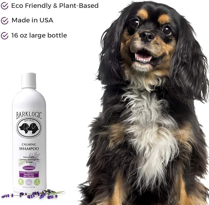 Calming Shampoo, Lavender, 16 fl oz | No Parabens, No Phthalates, No Sulfates, No DEA & PEG, Plant-Based