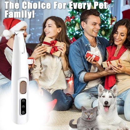Waterproof Pet Micro Precision Trimmer, Rechargeable Pet Shaver with LED Light,Multifunctional Pet Clippers, Pet Paw Trimmer for Paws, Ears, Face, Rump