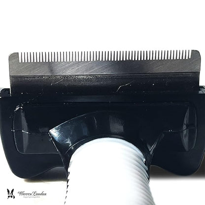 Deshedding Dog Brush by Warren London | Stainless Steel Deshedding Tool | Long Hair - Medium