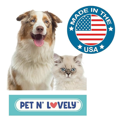 Pet N' Lovely Calming Leave-In DEODORIZER | Controls Odor | for Dogs and Cats | Detangles & Conditions | Fresh Long Lasting Scent | Convenient Spray Top for easy application | 12 Fl. Oz., Clear