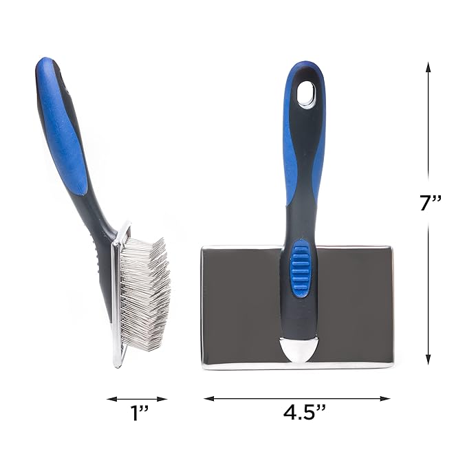 Paw and Claws Hard Pin Slicker Brush for Dogs
