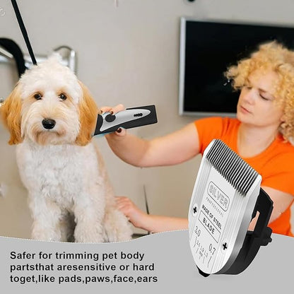 5 in 1 Replacement Blades Compatible with Wahl Bravura .Chromado，Creativa，Figura Dog Clippers for Dogs Grooming-(3PC)