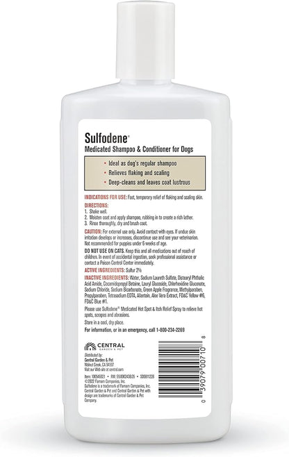 Sulfodene Medicated Shampoo & Conditioner for Dogs 12oz