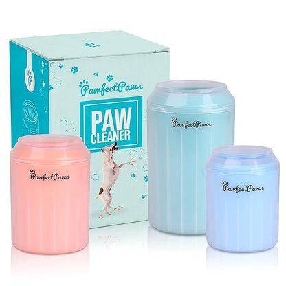 Portable Dog Paw Cleaner (Small, Orange)