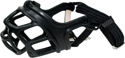 ZEUS Alpha TPR Muzzle for Large Dogs, Comfort Fit Design Prevents Biting, Barking and Chewing, Black