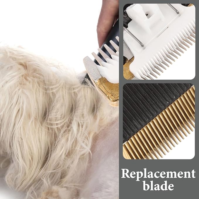 MERRYHAPY Clipper Blade Trimmer Replacement Attachment for Dog Grooming Detachable A Style Replacement Blade for Precision Cutting Compatible with Various Clipper Models