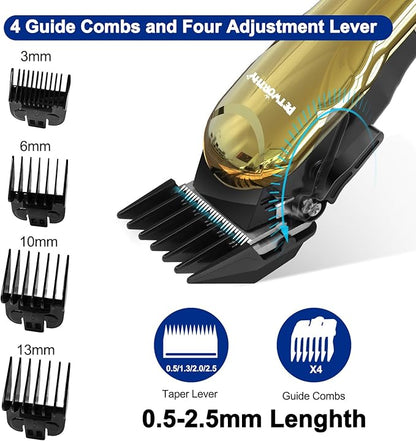 Quiet Dog Grooming Kit - 2000mAh Dog Clippers for Heavy Thick Hair Coats, Waterproof Rechargeable Cordless Clippers, Safe and Easy to Clean Pet Grooming