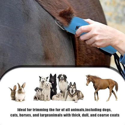 Wide Blades for Dog Grooming Blades Compatible with Andis,Oster A5,Wahl km10 Dog Clippers Stainless Steel Blades Blades for Animal Dog,Cat,Horse, (#7FW(3.2mm)/2PCS)