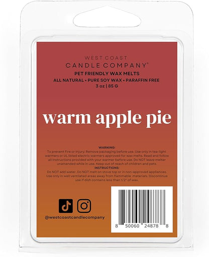 Pet Safe All Natural Non-Toxic Soy Wax Melts - Pet Odor Eliminator (Warm Apple Pie)