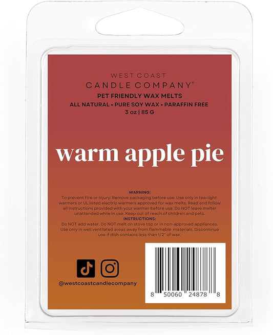 Pet Safe All Natural Non-Toxic Soy Wax Melts - Pet Odor Eliminator (Warm Apple Pie)