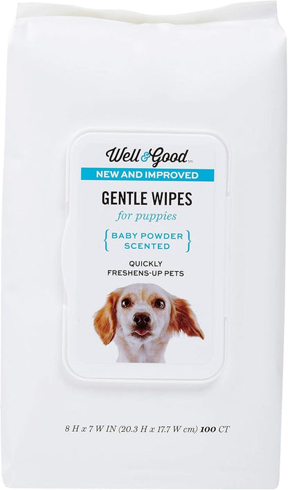 Petco Brand - Well & Good Gentle Puppy Grooming Wipes, Pack of 100, 100 CT