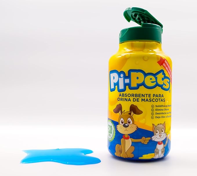 PI-Pets: Urine Super Absorbent Solidifier & Deodorizer Powder- Portable Toilet Clean Waste Chemicals - Bio Gel Gelling Agent - 100% Eco Friendly 4.58 Oz