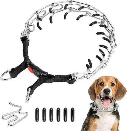 Dog No Pull Collar, Martingale Collar for Large Medium Small Dogs (XL (Neck:20''-23'' Weight Around:90 lbs))