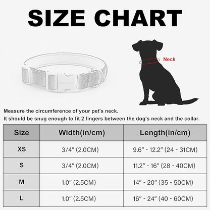 Plutus Pet Cotton Dog Collar, Heavy Duty Collar with Soft Padding, Adjustable and Comfortable for Small Medium and Large Dogs, Pink, S