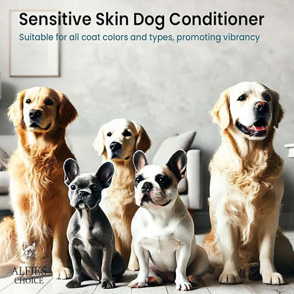 Dog Conditioner for Itchy Skin & Detangling – Calming & Moisturizing Formula with Lavender, Rosemary & Vitamin E – Softens Coat & Eases Brushing – Hypoallergenic – 16 fl oz