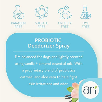 Health Extension Probiotic - Deodorizer Spray (Vanilla+Almond) - 8oz