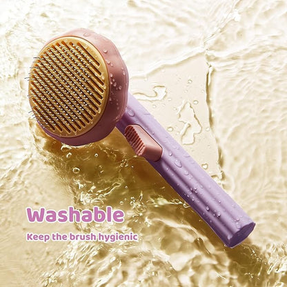 Self-Cleaning Pet Brush Grooming Comb for Cats Dogs Hair Shedding Tools for Tangled Hair Removing Cleaning Massage