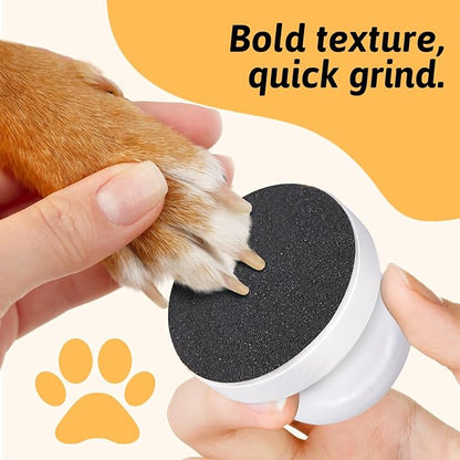 Set of 3 Dog Nail File, Dog Scratch Pad for Nails with 9 Pcs Replaceable Sandpaper, Storage-Friendly Dog Nail Scratch Board Pad with Tray, Dog Claw Care Kit for Zesty Paws, Dog Training Accessories