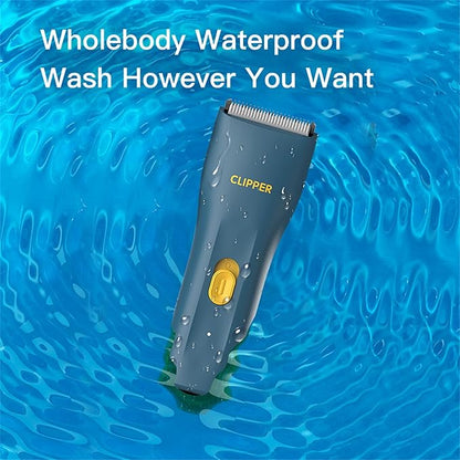 Prowerful Home Professional Dog Grooming Kit Clipper Low Noise USB Rechargeable Gifts for Dog Cat Green,TS006