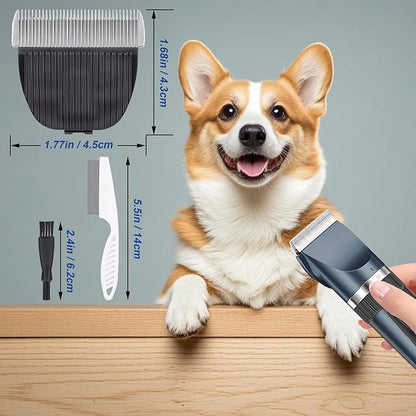 Pet Dog Grooming Replacement Blades: Low Noise Pet Clipper Replacement Blades for ONEISALL Dog Low Noise Dog Clipper & Dog Hair Vacuum Clipper