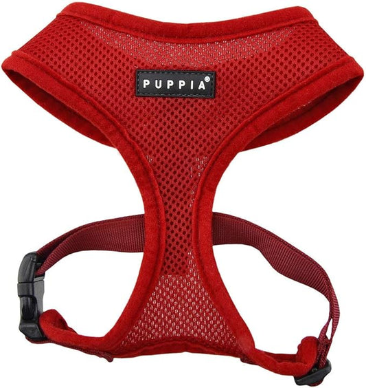 Puppia Soft Dog Harness, Wine, X-Large (PDCF-AC30-WN-XL)