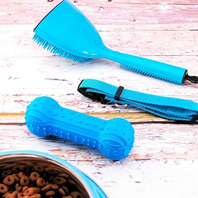 Michel Mercier Grooming Brush - Pet Brush Dog and Cat Brush for Shedding Grooming Pet Hair Brush for Long/Short Haired - Free Tick Remover Tool Included (Thick Coat)