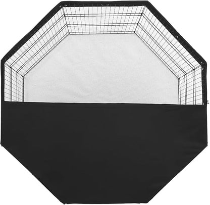 VEVOR Dog Playpen, 8 Pcs 30"H x 24"W Panels Foldable Metal Pet Exercise Pen, Dog Fence Indoor and Outdoor Pen with Door, 600D Oxford Fabric Top Cover, Pet Playpen for Dogs, Cats, Other Small Animals