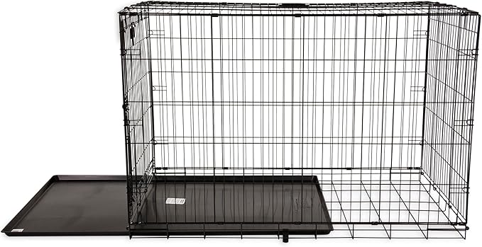 Precision Pet Products One Door Provalue Wire Dog Crate, 48 Inch, For Pets 90-125 lbs, With 5-Point Locking System